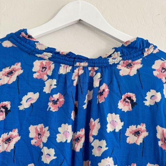 Lucky Brand Umi Floral Peasant Top Plus Size 3X - Picture 8 of 13
